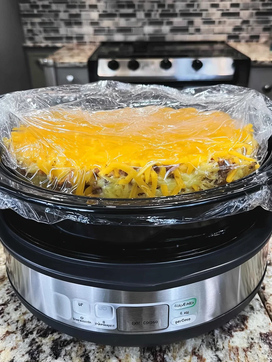 Overnight Slow Cooker Breakfast Casserole