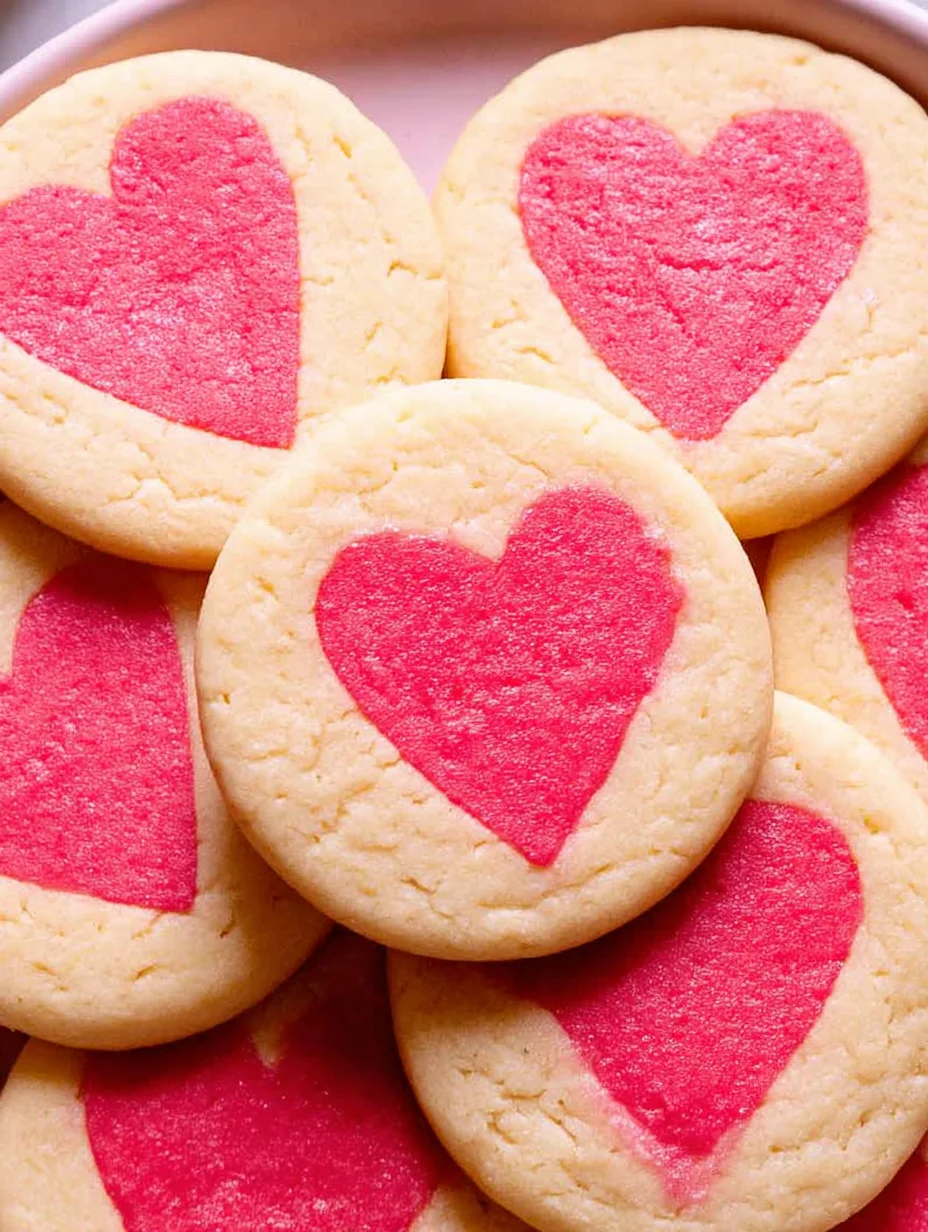 Slice and Bake Valentine's Day Cookies