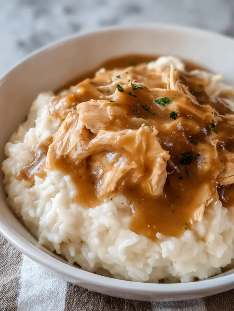 Slow Cooker Chicken and Gravy