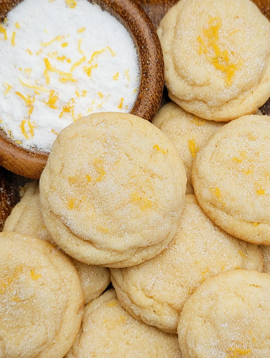 Soft & Chewy Lemon Cookies