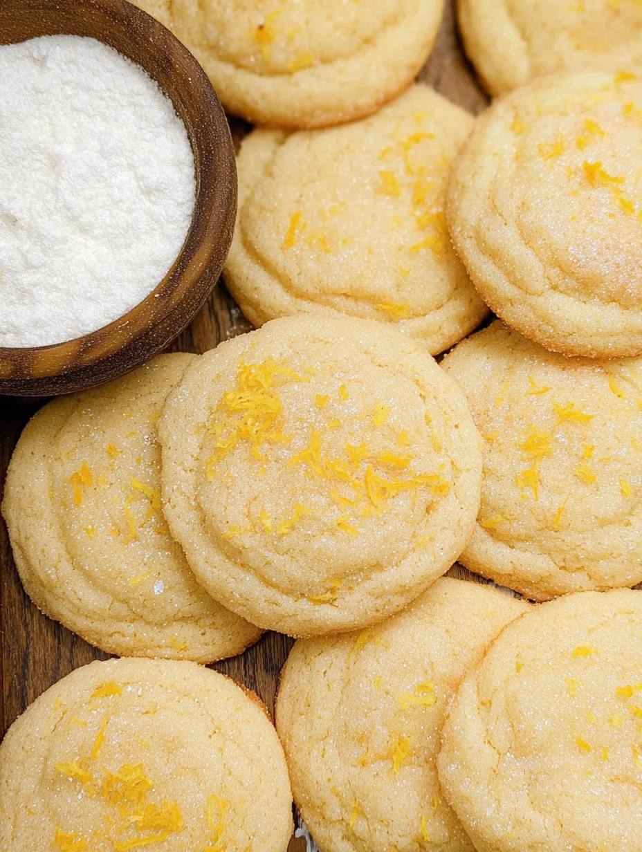 Soft & Chewy Lemon Cookies