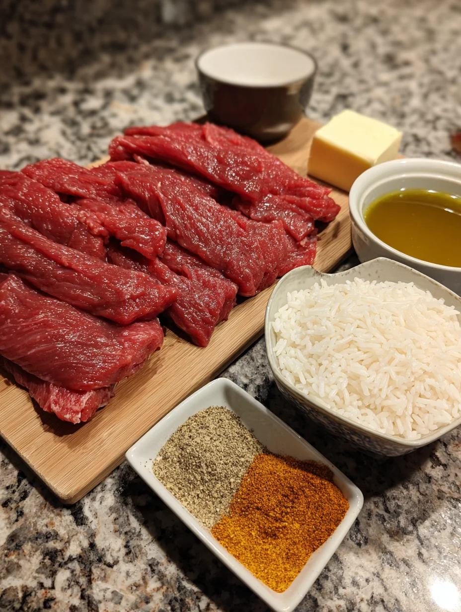 Steak Queso Rice
