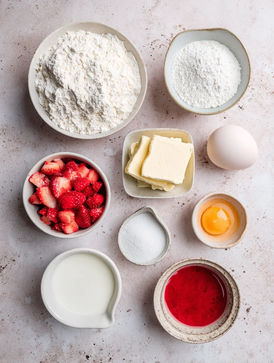 Strawberry Cream Cheese Heart Danishes