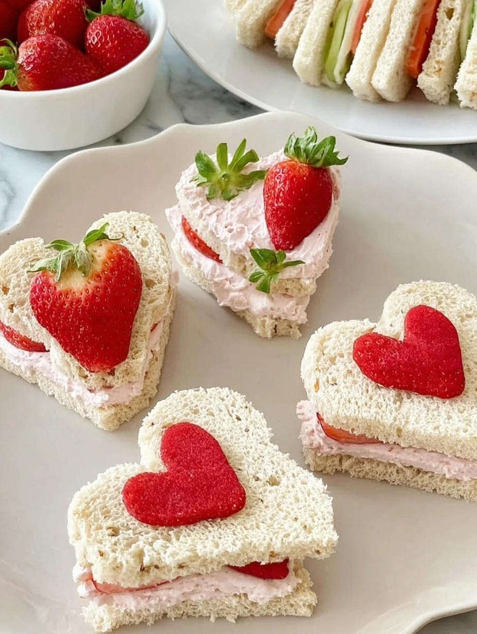 Strawberry Tea Sandwiches