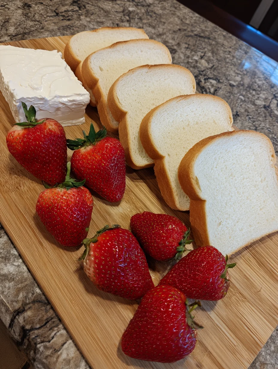 Strawberry Tea Sandwiches