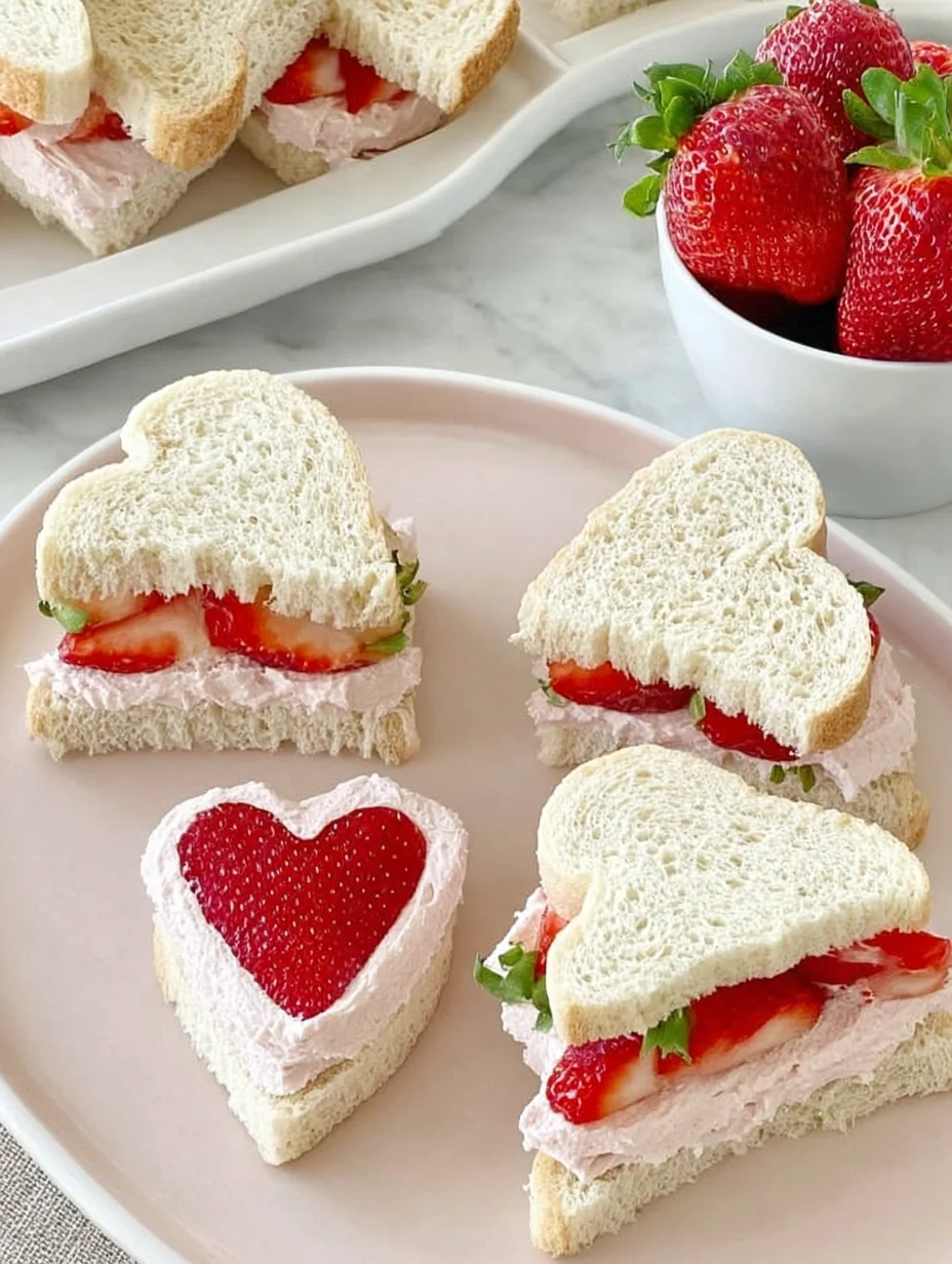 Strawberry Tea Sandwiches