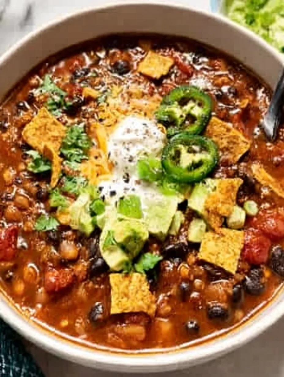 Vegan Black Bean Chili