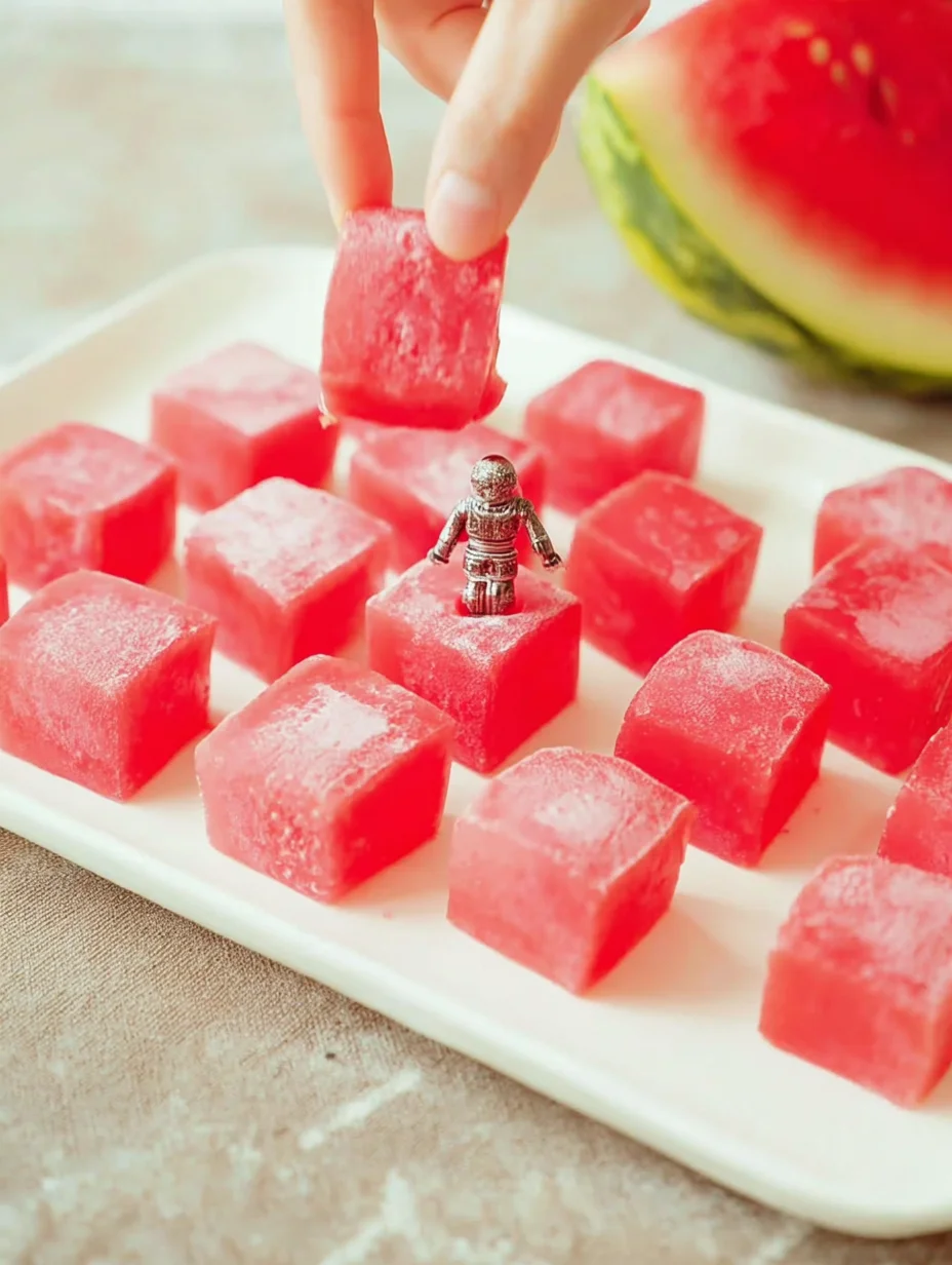 Watermelon Mochi