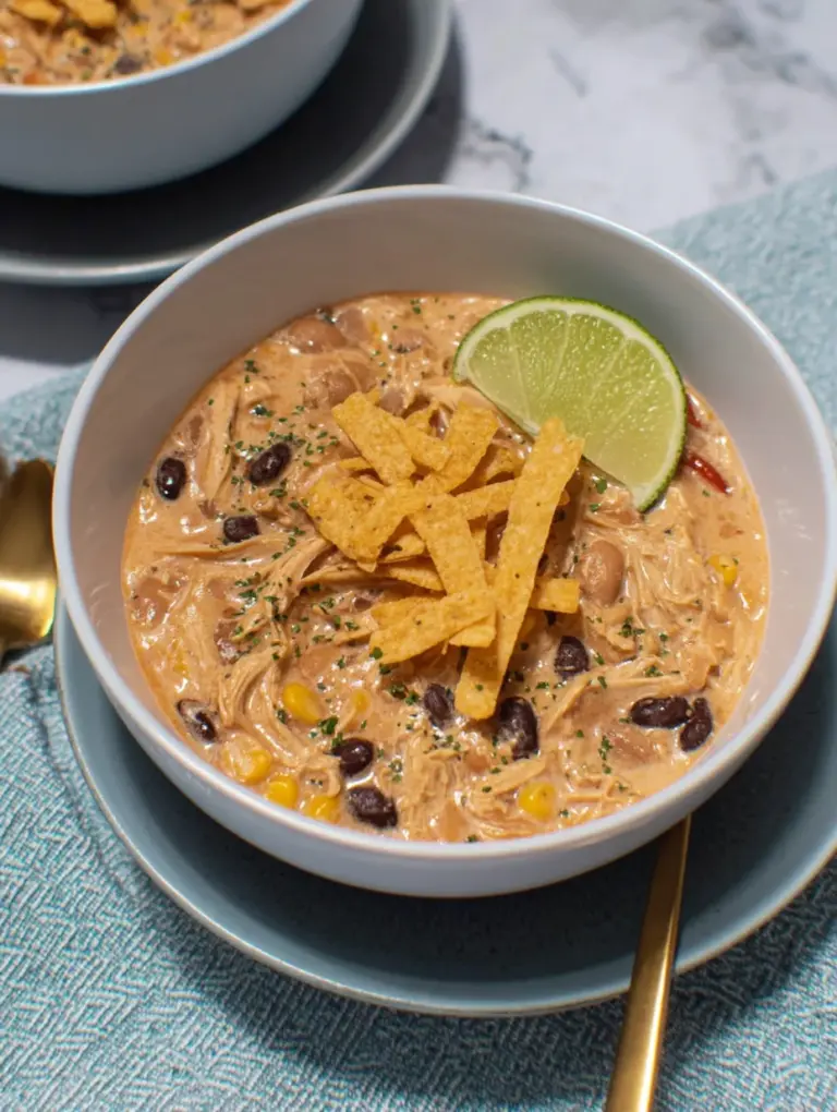 White Chicken Chili Recipe with Cream Cheese