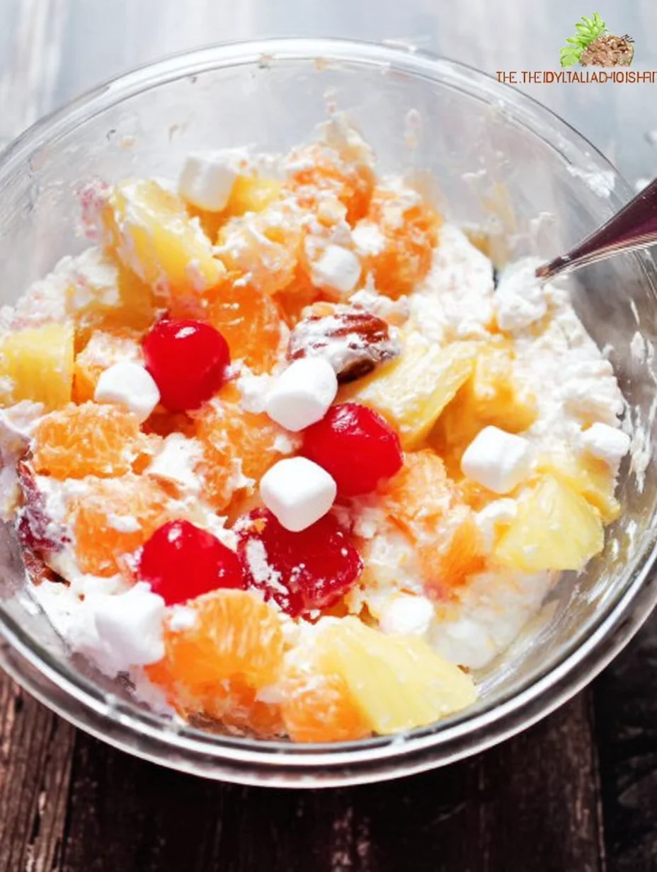 Ambrosia Salad with Cool Whip