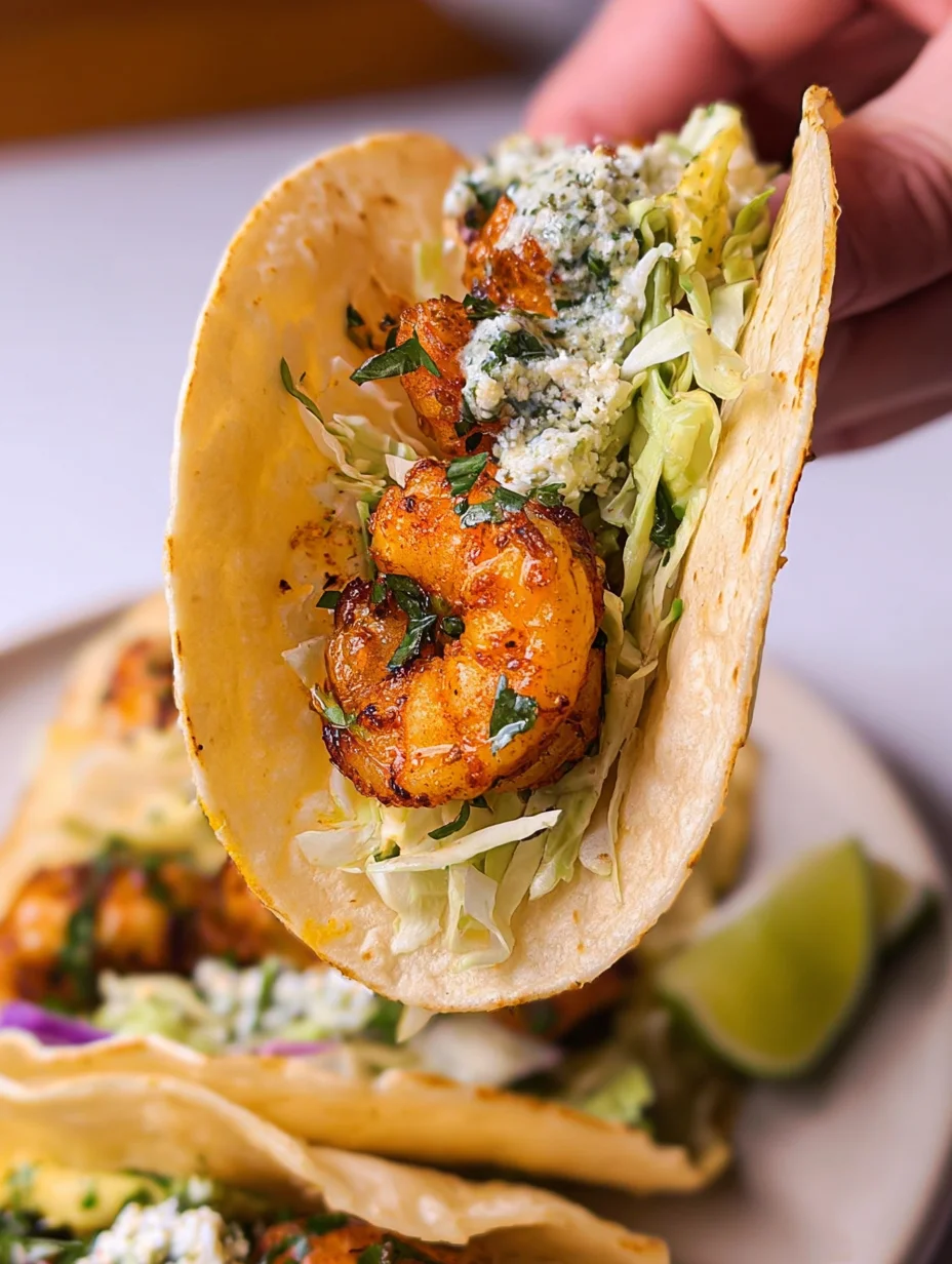 Cilantro Lime Shrimp Tacos