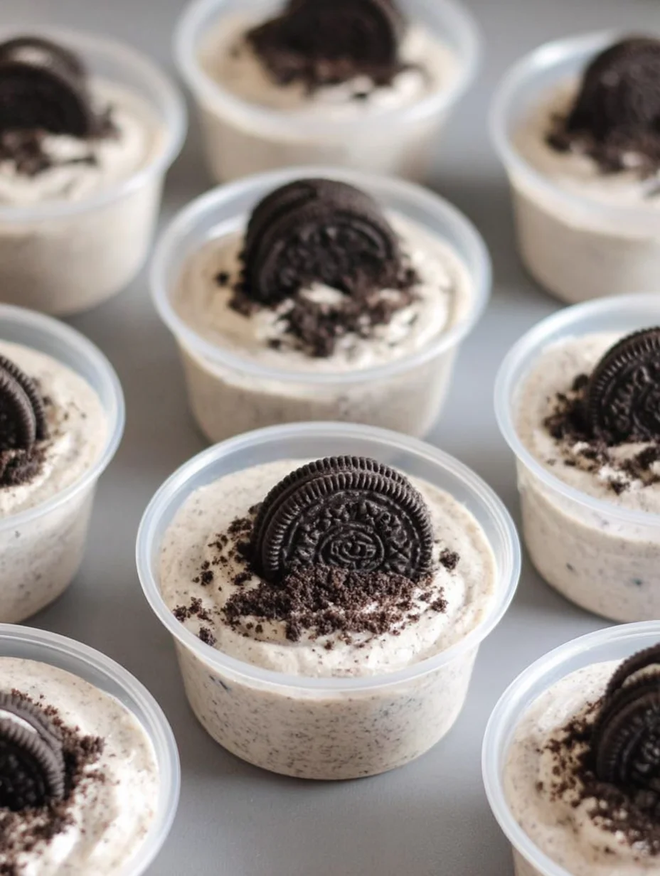 Cookies and Cream Dessert Cups