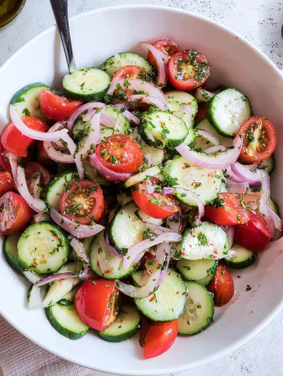 Cucumber Tomato Salad