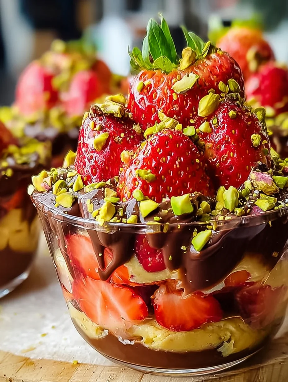 Dubai Chocolate Strawberries