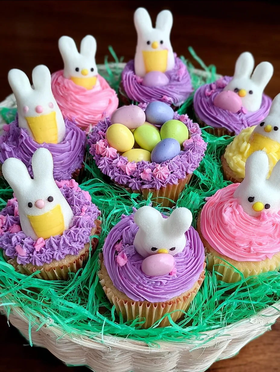 Easter Basket Cupcakes