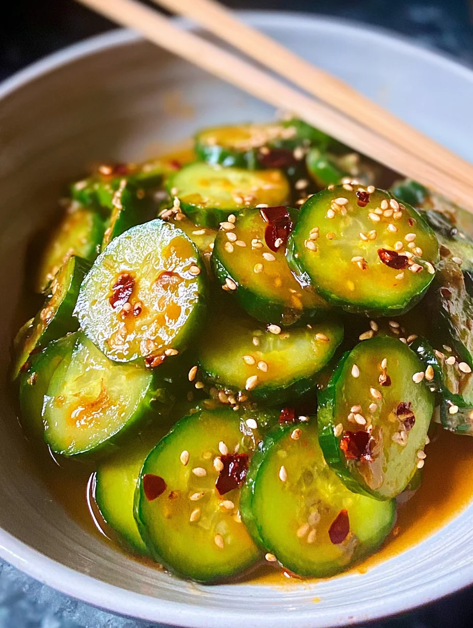 Easy Asian Cucumber Salad