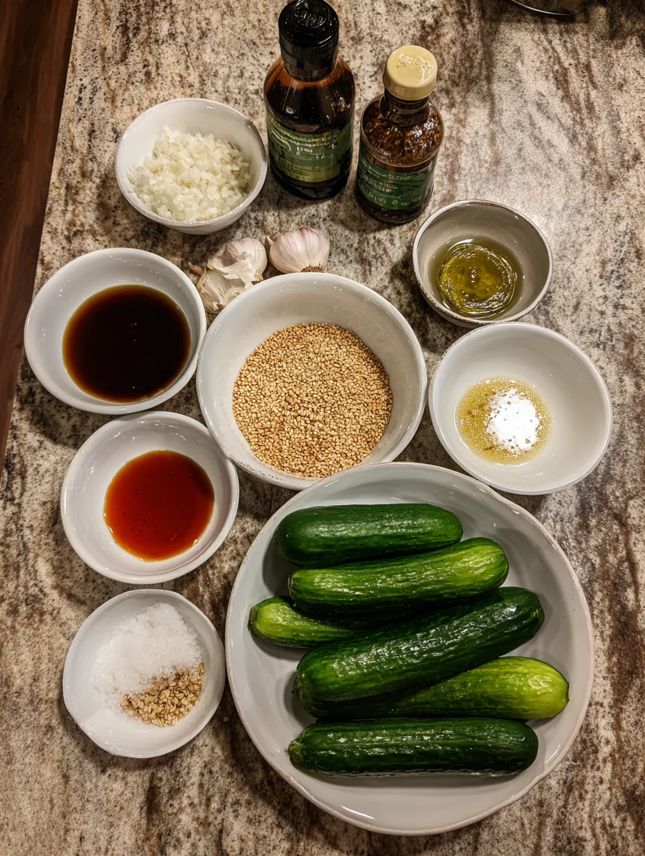 Easy Asian Cucumber Salad