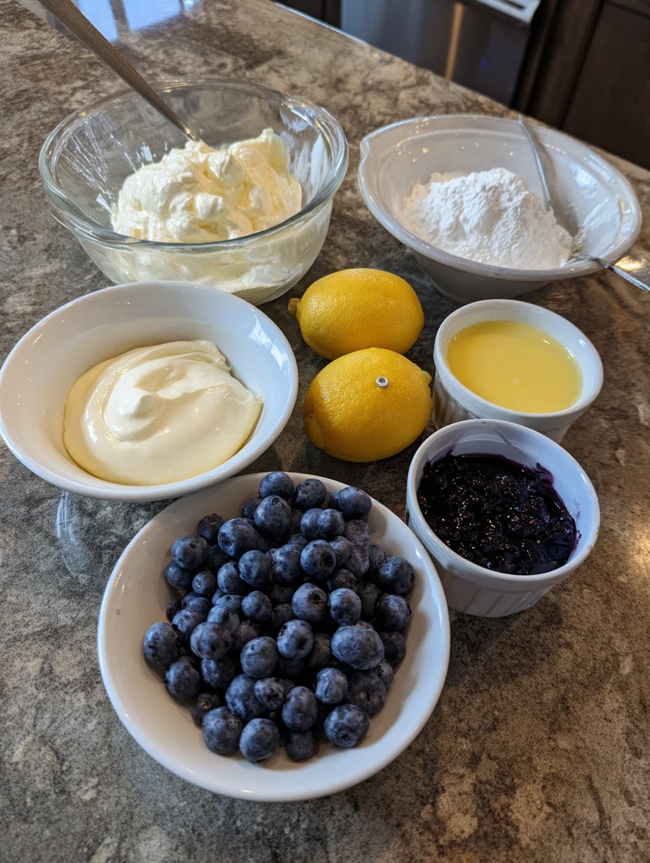 Easy Lemon Blueberry Trifle