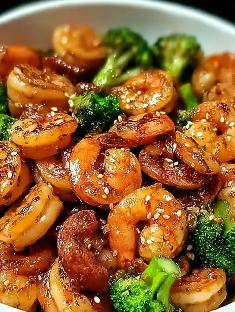 High-Protein Honey Garlic Shrimp