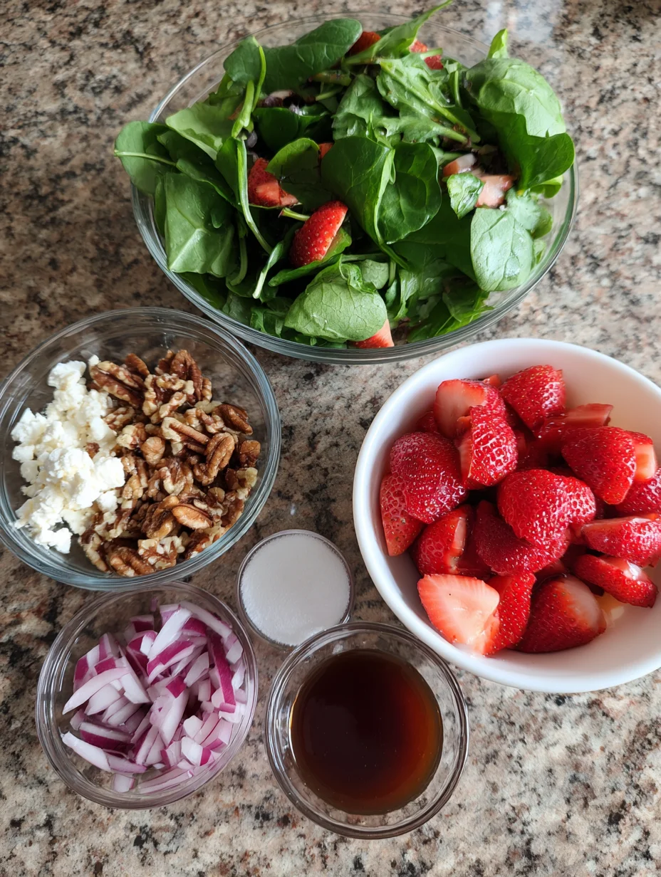 Quick Easter Strawberry Spring Salad