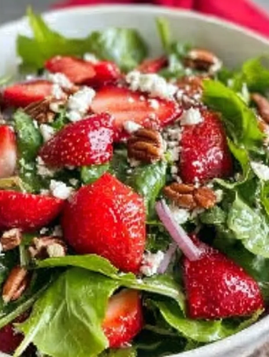 Quick Easter Strawberry Spring Salad
