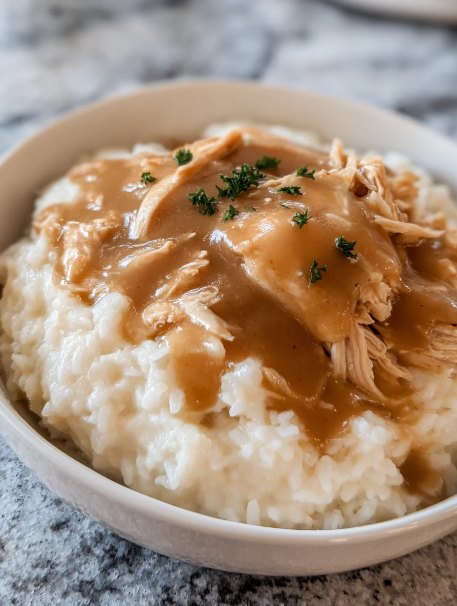 Slow Cooker Chicken and Gravy