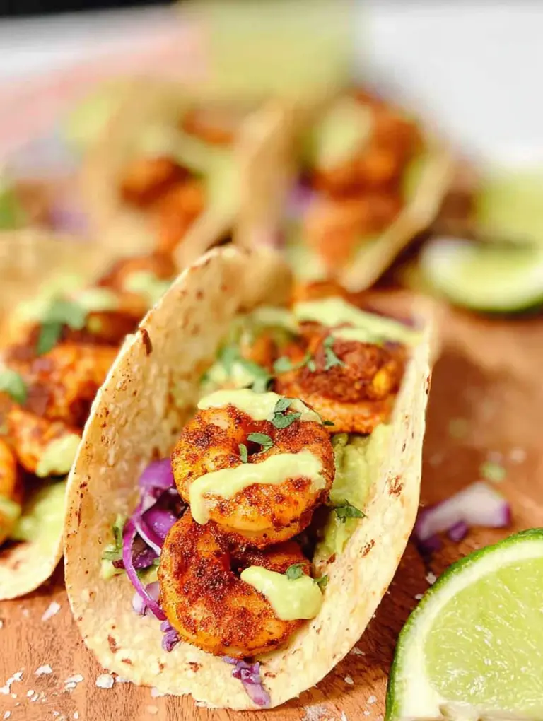 Spicy Shrimp Tacos