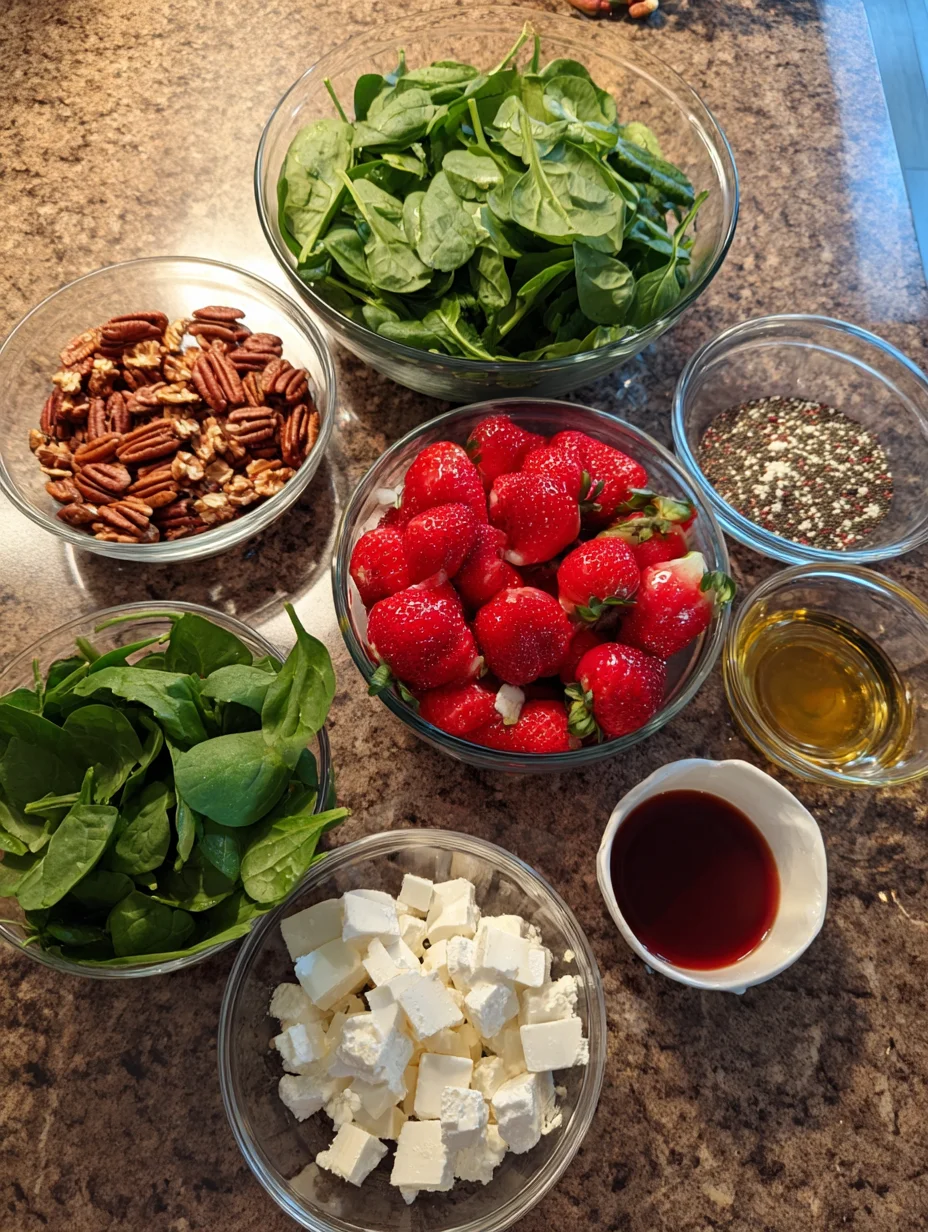 Spinach Strawberry Salad