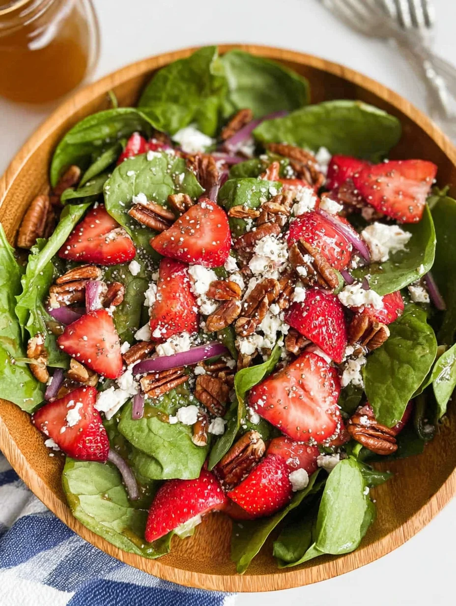 Spinach Strawberry Salad