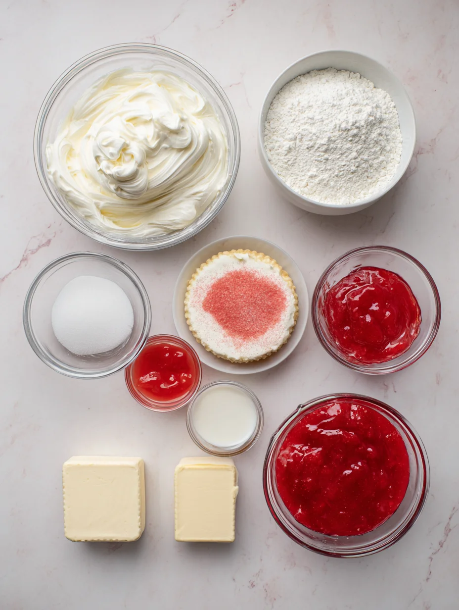 Strawberry Shortcake Freezer Pie