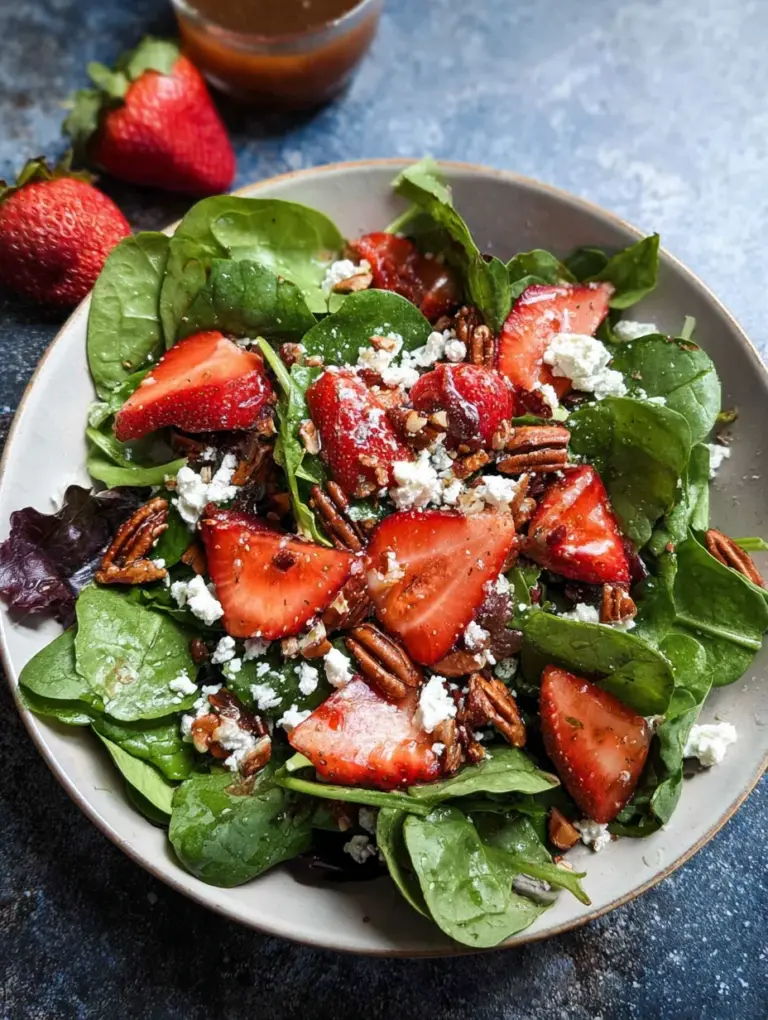 Strawberry Spinach Salad