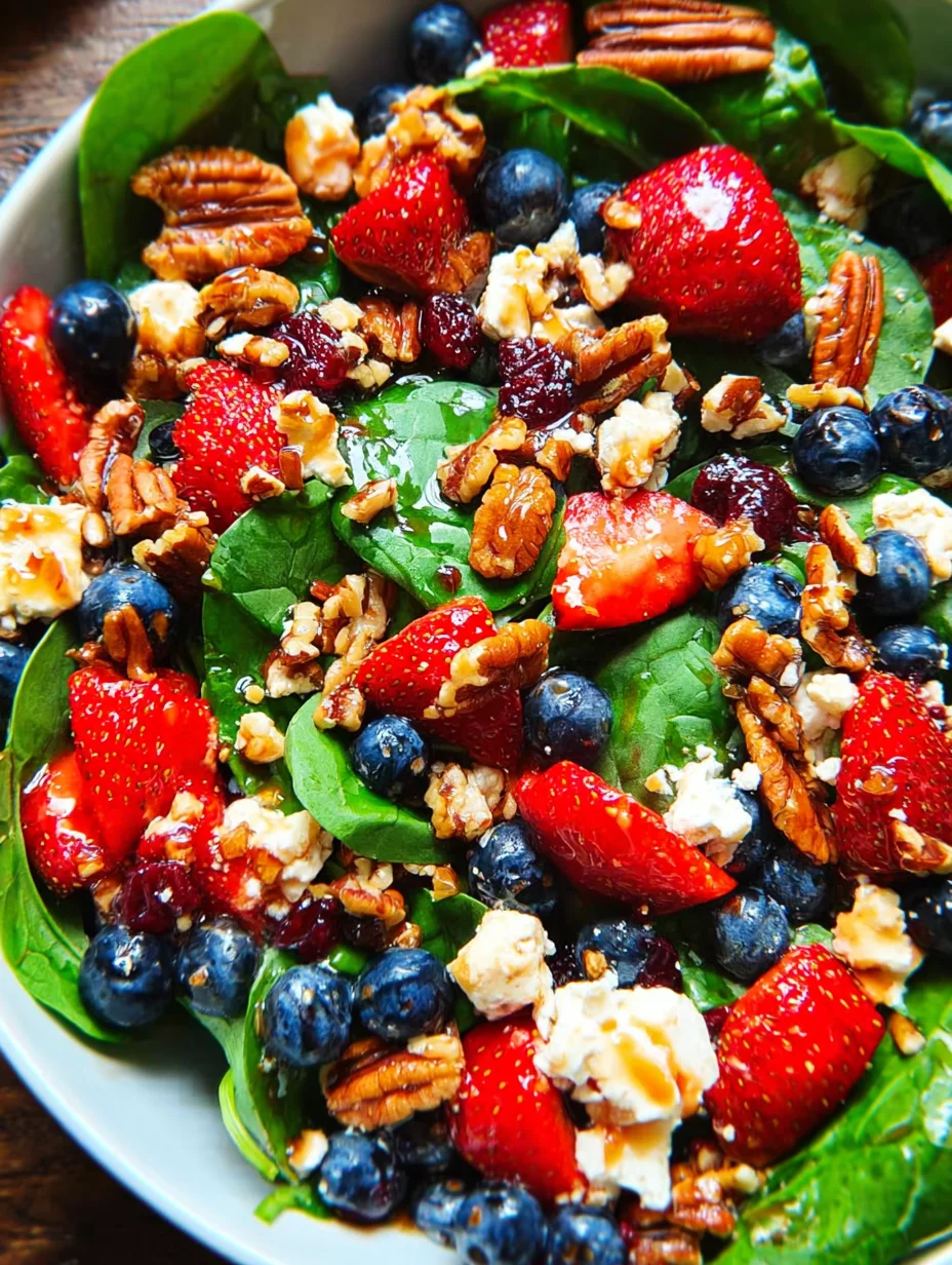 Strawberry Spinach Salad