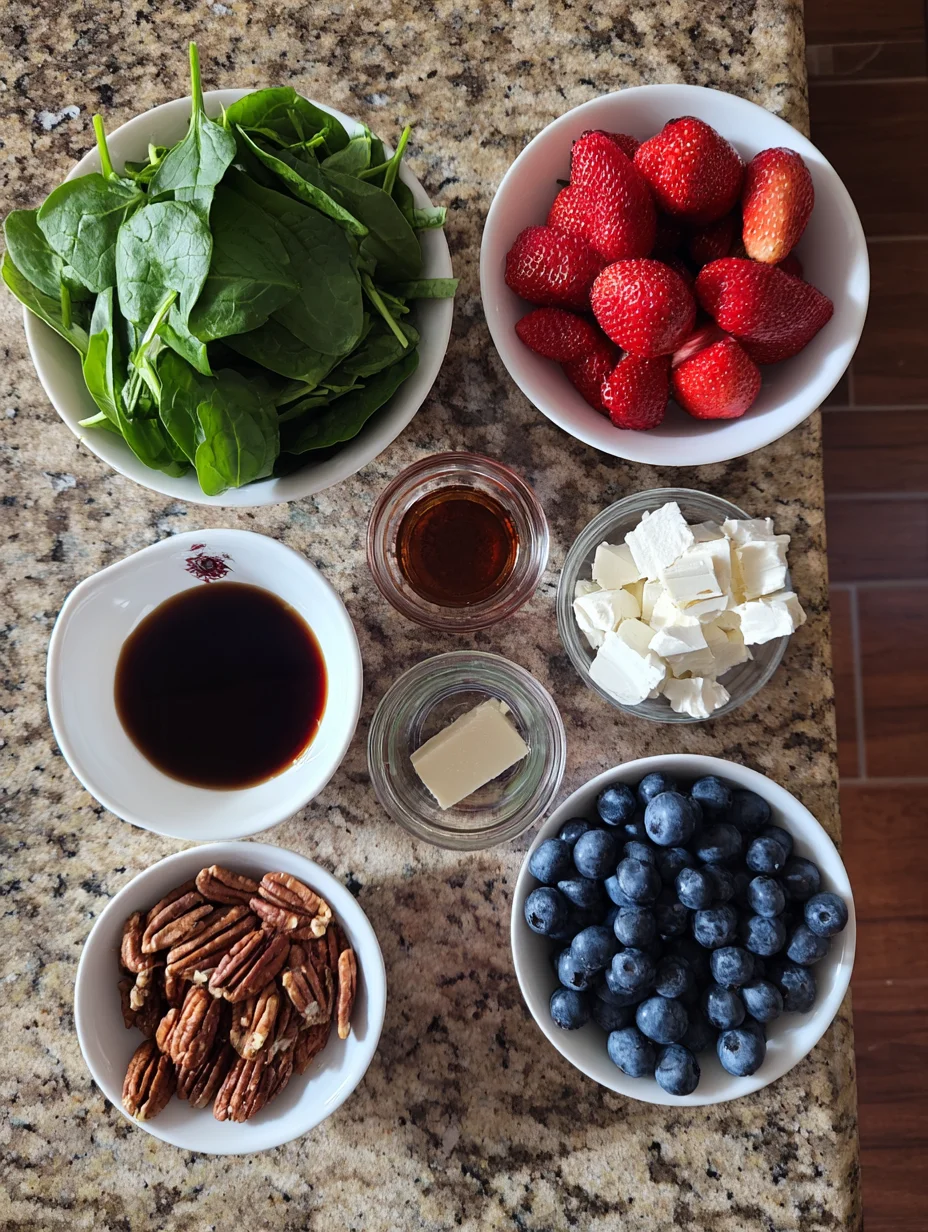 Strawberry Spinach Salad