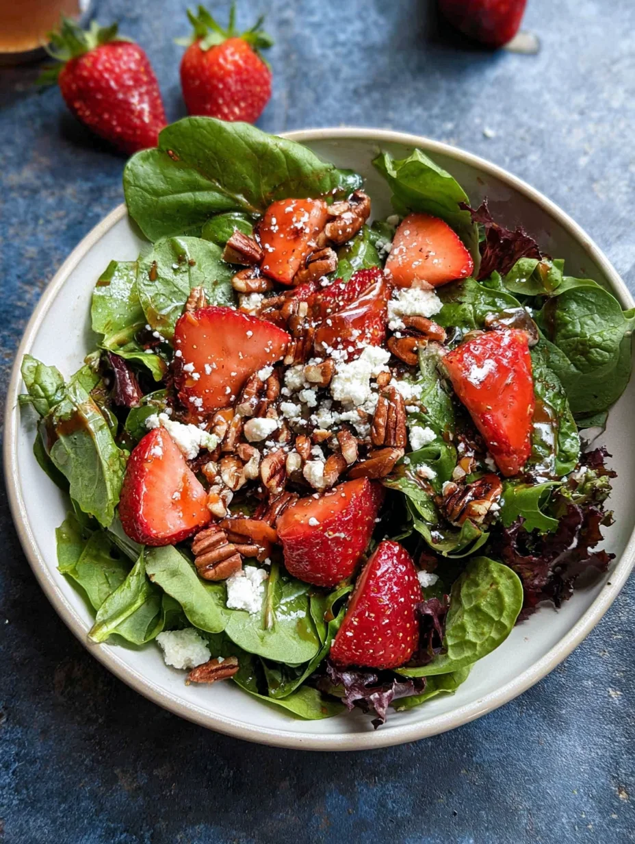Strawberry Spinach Salad