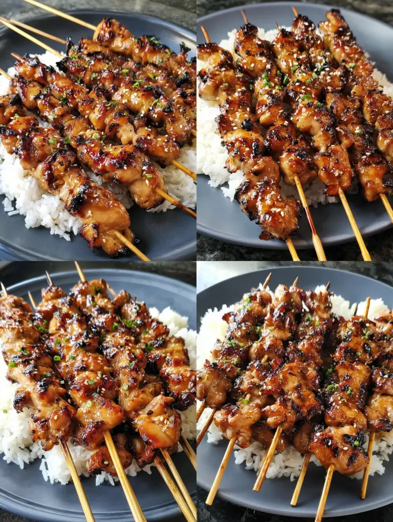 Teriyaki Chicken Skewers