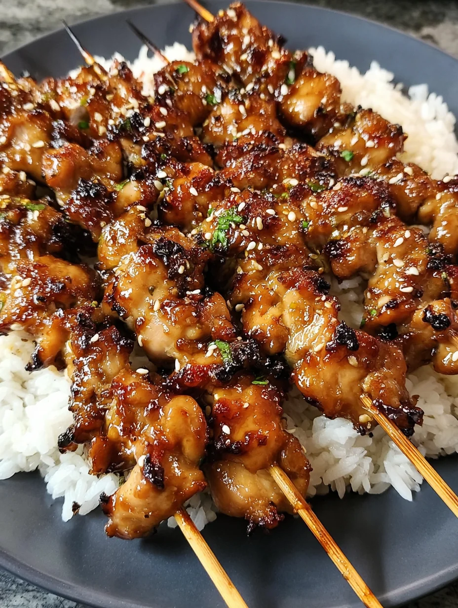 Teriyaki Chicken Skewers