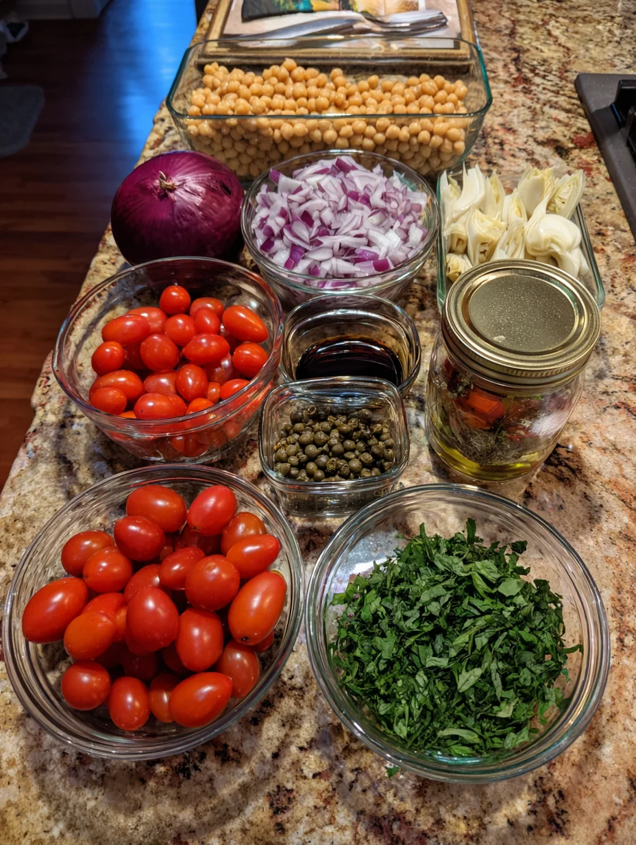 Tuscan Artichoke Tomato Salad