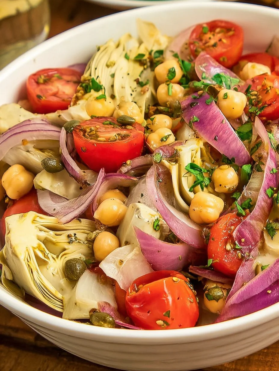 Tuscan Artichoke Tomato Salad
